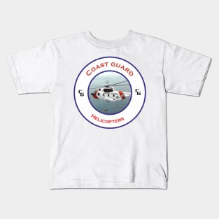 US Coastguard search and rescue Helicopter, Kids T-Shirt